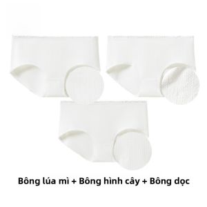 Quần lót tam giác MiiOW nữ làm bằng vải cotton thoáng khí mỏng