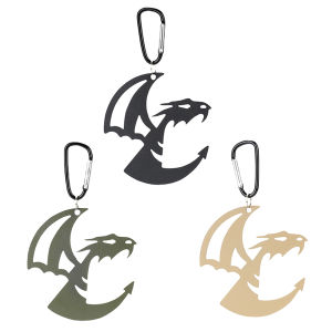 【New Arrival】Dragon Shaped Outdoor Storage Buckle Multi Purpose Camping Iron Hook Creative Storage Hook Outdoor Camping Gear