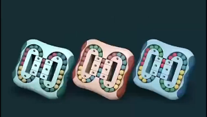 Creative Rotating Magic Bean Cube Puzzle
