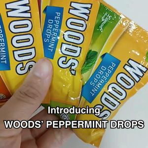 WOODS PEPPERMINT DROP LOZENGES 6S