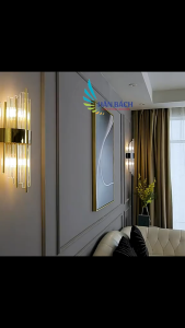 [VỪA RẺ - VỪA ĐẸP] Đèn tường đèn gắn tường phòng ngủ phòng khách pha lê trang trí nội thất sang trọng HÂN BÁCH