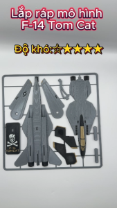 Mô hình kit lắp ráp máy bay tiêm kích F-14 Tom Cat