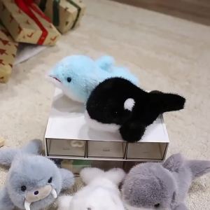 Đồ Chơi Nhồi Bông Gia Đình Biển Kawaii Mềm Mại Dễ Thương Hình Hải Cẩu Cá Mập Hải Mã Gối Tựa Lưng Đáng Yêu Làm Quà Tặng Bạn Đồng Hành Văn Phòng.