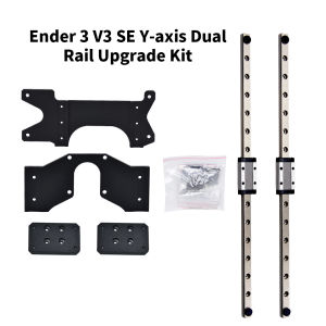 Ender 3/Pro/S1/Ender 3 V2 3D Printer Upgarde Y Axis Linear Rail Kit X Axis Upgrade Kit with Bracket for Ender 3 V3 SE Rail Guide