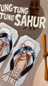 sandal jepit anak laki laki sancu tung tung sahur terbaru