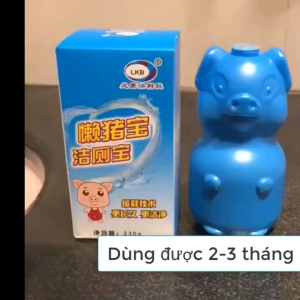 Lọ Thả Bồn Cầu Hình Con Heo Khử Mùi Diệt Khuẩn Nhà Tắm Nhà Vệ Sinh