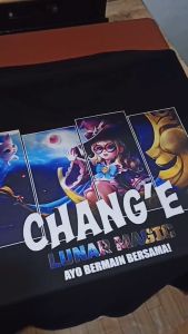 GG T-Shirt & Lunar Magic Mobile Legends: Kaos Custom Katun Slim-fitting