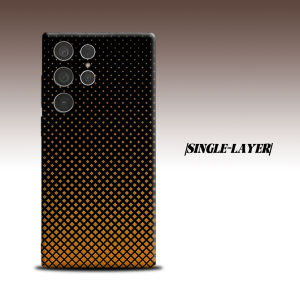 BILIBILI | orange gradient diamond For Samsung Galaxy S26 S25 S24 A56 A36 Dual Layer Luxury Fashion Full Lens Protective Case