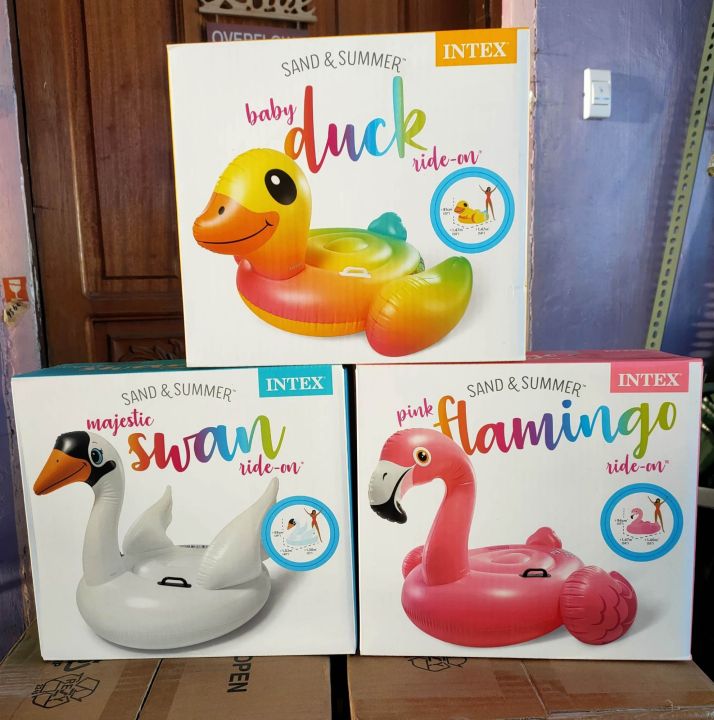 INTEX RIDE-ON INFLATABLE DUCK/SWAN/UNICORN/FLAMINGO