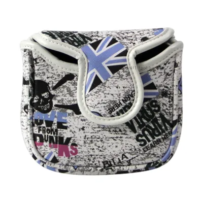 Graffiti Lychee Texture Waterproof Thick Plush Golf Putter Cover