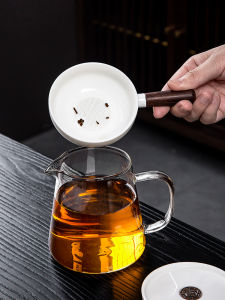 ชามกรรไกรดินเผาแบบอเนกประสงค์ Tang Feng Yang Li Yu Ceramic Tea Strainer ชามกรรไกรแบบอเนกประสงค์สำหรับใช้ในบ้าน