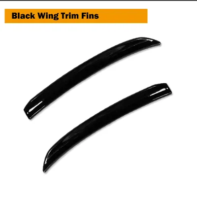 For 2014-up MINI COOPER F55 F56 S / JCW Sport Red/Carbon Fiber Rear Wing Trim Spoiler Extension Lip Fins Auto Accessories