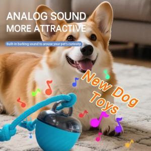 Smart Electric Interactive Cat Toy Automatic Ball with Rechargeable Tail Simulation Dog Call Pet Training Tool for Cats And Dogs