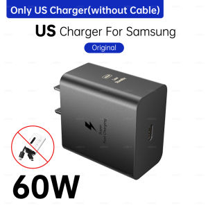 Samsung | Samsung S26 Ultra Original 60W Charger PD Type C Adapter EU Plug Fast Charge Samsung S25+ S25 S24 S23 S22 Ultra A57 Tab S10 S9