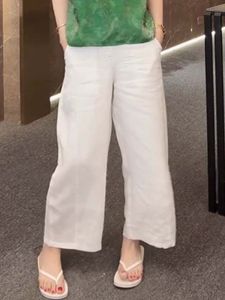 Shalldoer | Simple Color Loose Fitting Culotte Trousers High Waist Slim Pants Summer New