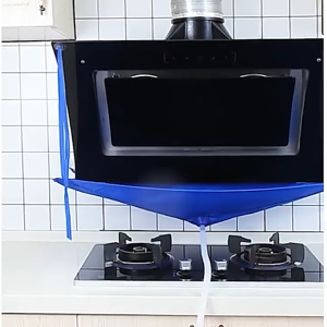 93.5*45CM Cleaning Cover Range Hood Cleaning Hood Reusable Dengan Jenis Cangkir Hisap Anti Bocor Untuk Membersihkan Tudung Rentang Dapur
