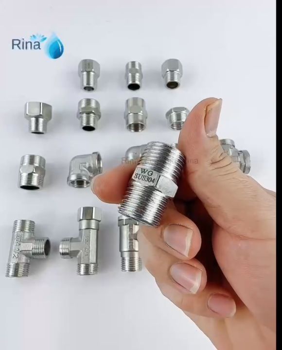 ĐẦU NỐI REN INOX CÁC LOẠI INOX Nối Ren Trong Ngoài Co Điếu Co Ren Ngoài ...