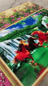 Tranh gạch 3d ốp tường mã đáo thành công - CBVB87