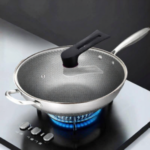 Triple Layer Steel Non-Stick Fume-Reducing Fry Pan