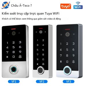 Hệ Thống Kiểm Soát Truy Cập Video WiFi Tuya Với Bàn Phím Vân Tay Vỏ Kim Loại Ngoài Trời Cho Căn Hộ Biệt Thự - Không Cần Màn Hình