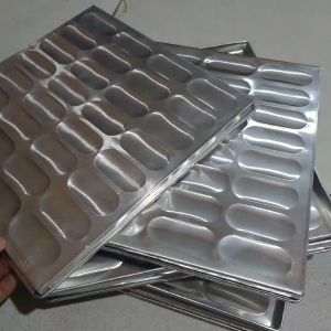 2 PCS LOYANG LIDAH KUCING 30x30 cm lubang 32 / Cetakan kue kering Lidah kucing ukuran 30 cm x 30 cm motif oval termurah