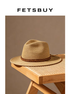 Ethnic Style Lightweight Woven Panama Hat