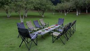 Campingmoon | Bộ 2 Chân Bàn Thay Thế Cho Cắm Trại Ngoài Trời Chân Bàn Gấp Tương Thích Với Bàn IGT Của CAMPINGMOON T-510-QG