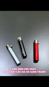 ( Hcm Hỏa Tốc ) Bật lửa hình trụ tròn broad nhỏ gọn nhiều màu như hình kim loại