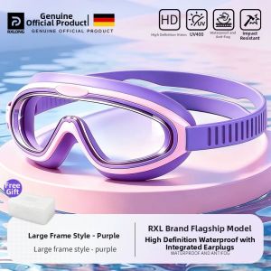 REXUELONG | Anti-Fog High-Definition Swimming Goggles for Children