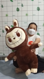 GỐI ÔM LABUBU SIZE LỚN GỐI ÔM NGỦ HÌNH THỎ LABUBU VẢI LÔNG MỊN GÒN MỀM GỐI ÔM NGỦ CHO BÉ GIÁ SỈ