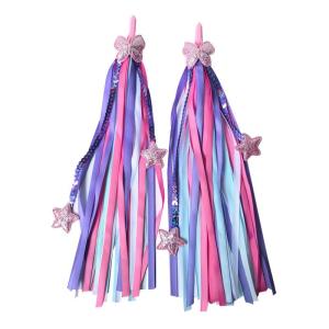 OUHOE | Colorful Ribbons for Kids Scooter Handlebars Fun and Playful Streamers for Bike Adventures