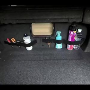 Car Trunk Storage Fixed Belt Nylon Fire Extinguisher Storage Fixing Belt Loop Strap Black Trunk Organizer Strap Car Accessories