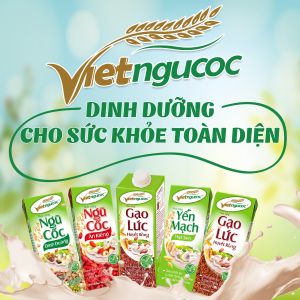 Combo 2 Lốc Sữa Ngũ Cốc Dinh Dưỡng VIỆT NGŨ CỐC Uống Liền Bổ Sung Năng Lượng Chất Dinh Dưỡng Cho Cơ Thể 180ml/ Hộp
