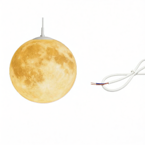 BEAUTY IN THE LIGHT | Solar Moon-shaped Outdoor Pendant Light