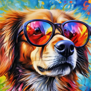 HUACAN Diamond Art Painting Dog Animal Diamond Painting Kits For Adults Hobby Creative 5d Diy Picture Rhinestones Unique Gift