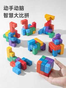 ก้อนเตาะกู้บล็อกซีโมร่า 3 มิติ เรียนรู้ตั้งแต่ต้นวัย ก้าวแรกในชีวิตของคุณ กระดานจigsaw 3 มิติ ของเล่นที่มีประโยชน์สำหรับเด็ก