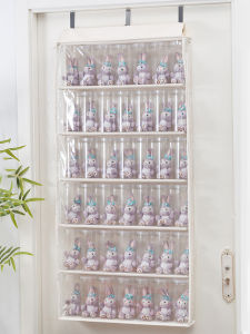 Cotton Doll Hanging Bag Small Size Door Back Dustproof Storage Bag Wall Hanging Plush Toy Blind Box Display Tool Korean Style