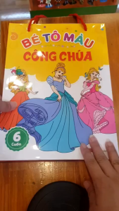 Sách: ComBo Bé Tô Màu Công Chúa (Túi 6 Cuốn)