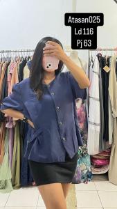 sale atasan navy kode a25