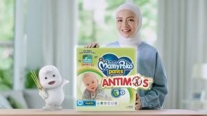 MamyPoko Antimos Pants Baby Diapers L34+2 (1 Pack) (9 - 14kg)