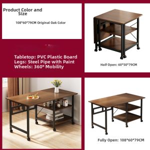 ZHUOHE | Mobile Simple Modern Foldable Dining Table