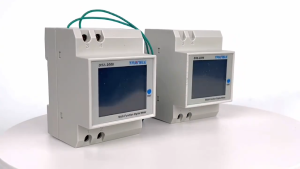 เครื่องวัดแรงดันไฟฟ้าความถี่ D52-2066 6IN1 din rail AC monitor 110V 220V 380V 100A KWH