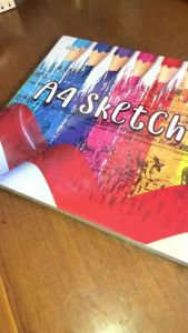 SKETCH BOOK A4 KIKY ISI 50 LEMBAR / MURAH buku sketsa- Sketchbook