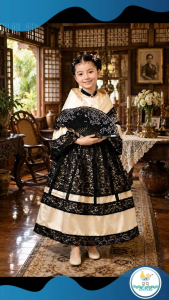 Filipino Story Characters Maria Clara Dress Costume for Kids for Cosplay Story Book National Parade Reading Month / Araw ng pagbasa