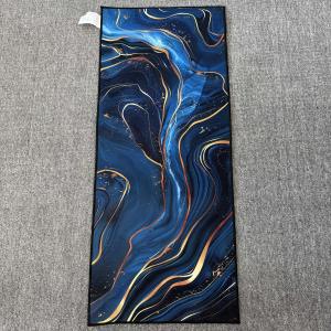 VIKAMA Navy Blue Luxury Runner Rug Stylish Hallway & Meeting Room Long Rug Laundry Room Carpet Home Decor