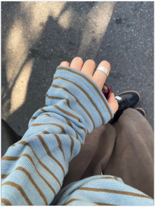 HUOLISI | Vintage Striped Knit Undershirt Autumn/Winter