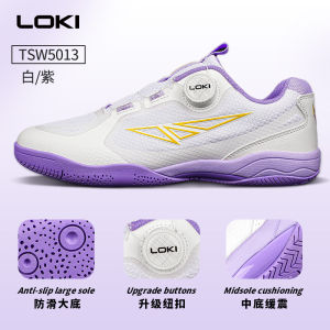 Loki Table Tennis Shoes 2024 New Breathable Sports Shoes for Table Tennis Competition Support Anti-slip Wear-resistant Hard Court