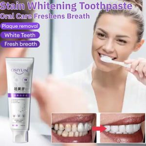 Stain Whitening Toothpaste Oral Care Freshens Breath Deep Cleaning Toothpaste Remove Tooth Yellow