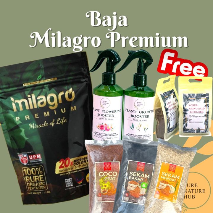 Baja Milagro Premium 1kg Terbaru With Zip Pack Vitamin Plant Baja
