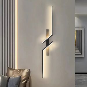 Home Taste Modern Minimalist Led Bedside Wall Lamp Interior Wall Light For Living Room Bedroom Stairs TV Background Wall Decor Lights Lamps